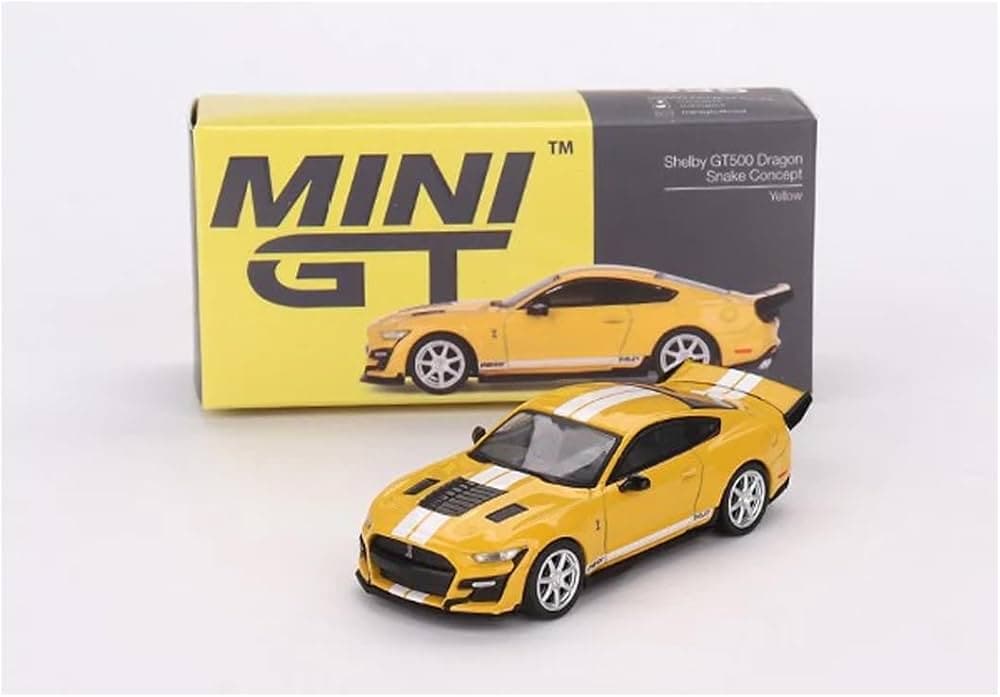 Breatoi Mini-GT 1:64 Shelby GT500 Dragon Snake Concept Yellow LHD