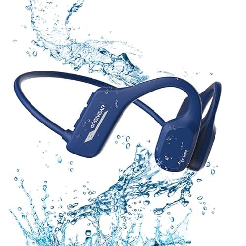 Bone Conduction Headphones IP68 Swimming Waterproof Dustproof Sweatproof MP3 Player Underwater Music Player 8GB, Open-Ear Wireless Earphones Bluetooth...