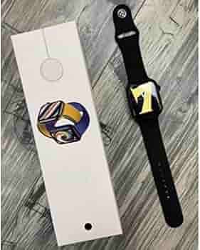 FIT FOREST GRACEFULLY CRAFTED K17 (Series 7) Smart Watch with Wireless Charging, Logo During on/Off, Calling & Notification - Activity Tracker Band for iOS & Android - Black