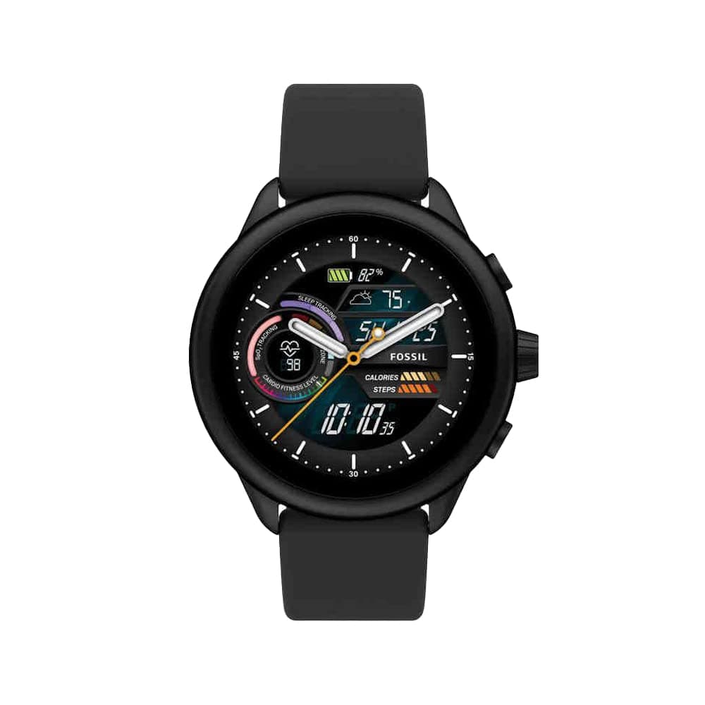 Fossil Gen 6 Smartwatch Wellness Edition with AMOLED Screen, Snapdragon 4100+ Wear Platform, Wear OS by Google, Google Assistant, SpO2, Wellness Features and Smartphone