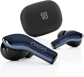 GOVO GoBuds 945 Wireless ChromeX Earbuds: Bluetooth v5.3, with 52H Playtime, Quad Mic ENC, Low Latency Mode, 12mm Drivers, Rapid Charge, IPX5, Smart T...