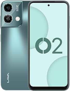 Lava O2 (Imperial Green, 8GB RAM, UFS 2.2 128GB Storage) |AG Glass Back|T616 Octacore Processor|18W Fast Charging|6.5 inch 90Hz Punch Hole Display|50M...