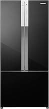 Panasonic Econavi 551 L 6-Stage Inverter Frost-Free Multi-Door Refrigerator (NR-CY550GKXZ, Black Glass, Powered by Artificial Intelligence)