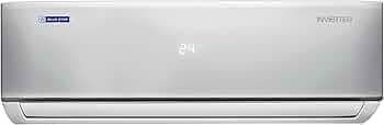 Blue Star 1 Ton 5 Star Inverter Split AC (Copper, 5 in 1 Convertible Cooling, Smart Ready, Turbo Cool, IC512DNU, 2023 Model, White)