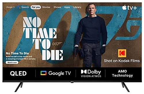 Kodak 189 cm (75 inches) Matrix Series 4K Ultra HD Smart QLED Google TV 75MT5044 (Black)