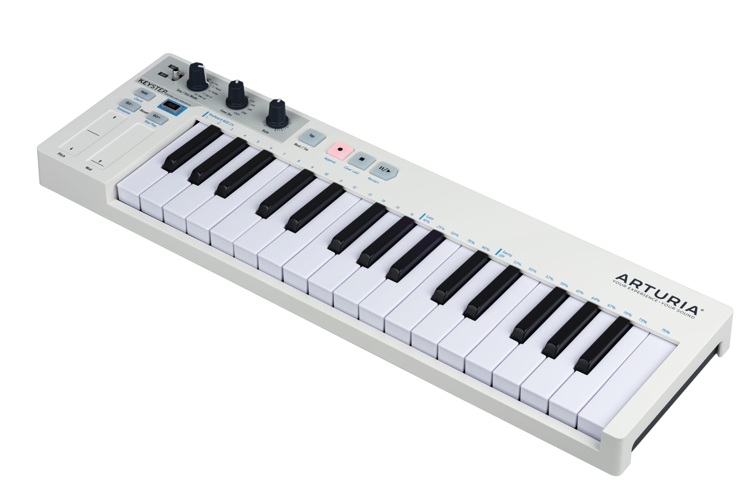 Arturia KeyStep 32-key Controller & Sequencer with Polyphonic Step Sequencing, Chord and Arpeggiator Modes, Capacitive Pitch and Mod Strips, and CV/Ga...