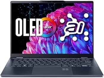 Acer Swift Go 14 AI PC Premium Laptop Intel Core Ultra 7 256V (14-inch OLED WUXGA/16GB LPDDR5X/1TB PCIe Gen 4 NVMe SSD/Intel Arc graphics/1440p IR Cam...