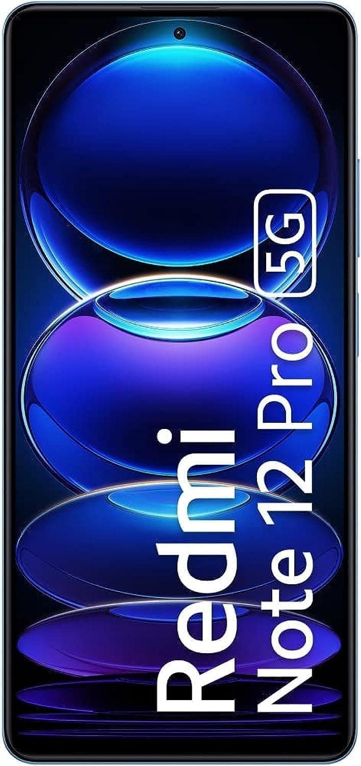 Redmi Note 12 Pro 5G (Onyx Black, 6GB RAM, 128GB Storage)