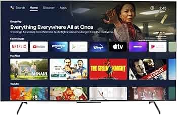 LLOYD 140 cm (55 Inches) 4K Ultra HD Smart QLED TV 55QX900D (Black) (2022 Model)