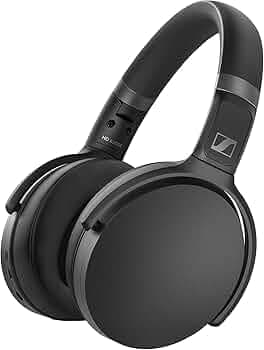 Mabron (Special Deal with 15 Years Warranty HD 450SE (ANC) Bluetooth Wireless Over-Ear Headphone with Mic, Active Noise Cancellation, 30h Battery, Fas...