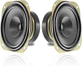 TOYOTONE 3" Inch Full-Range Speaker | Dual Cone | 20W Nominal | 40W Max | 4-Ohms | Copper Coil | 53mm Dual Magnet | High S...