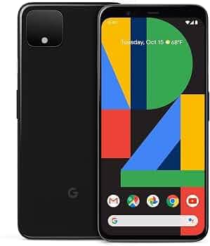 Google 4 XL 4G LTE (128GB Storage, 6GB RAM) Just Black - Smartphone