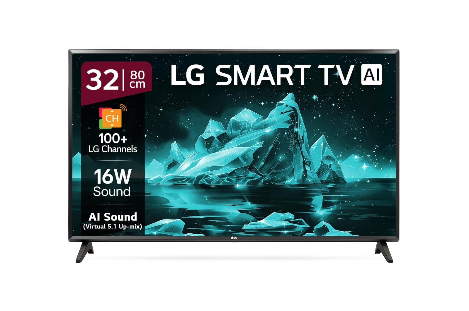 LG 80 cm (32 inches) HD Ready Smart LED TV 32LQ643BPTA (Black)