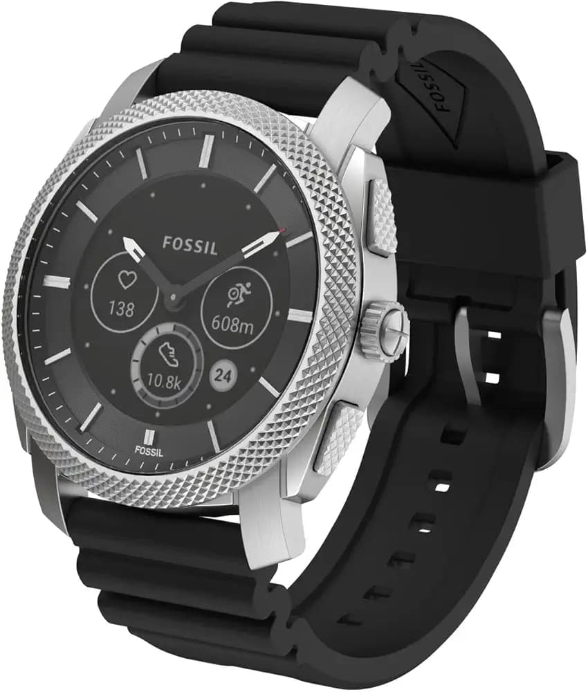 Fossil Machine Gen 6 Hybrid Analog Black Dial Men's Watch-FTW7069