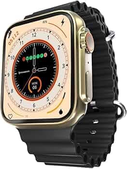 MS T900/T10 Ultra 2.09 Infinite Display Smartwatch with Calling Feature (Black)
