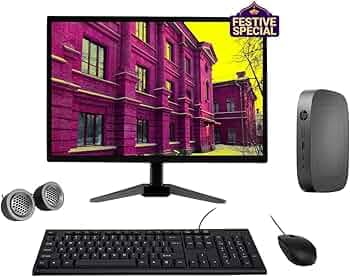 (Refurbished) HP T530 19" HD All-in-One Desktop Computer Set (AMD GX 215JJ| 8 GB RAM| 256 GB SSD| 19" HD LED Monitor| KB & Mouse| Speakers| WiFi| Wind...