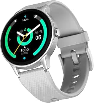 Noise Arc 1.38" Advanced Bluetooth Calling Smart Watch, 550 NITS Brightness, 100 Sports Modes, 100+ Watch Faces, 7-Day Battery, IP68 (Silver Grey)