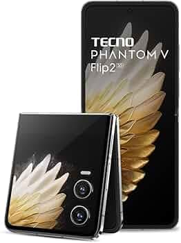 TECNO Phantom V Flip 2 (Moondust Grey, 8GB+256GB) | Strongest Flip Ever | 4720mAh with 70W Charger | Advance AI Features | 50MP OIS+50MP Camera | 6.9"...