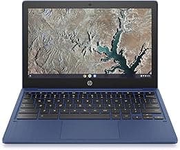 (Renewed) HP Chromebook MediaTek MT8183 11.6 inches Thin and Light Touchscreen Laptop (4GB/64GB eMMC/Chrome OS/1.07Kg/Indigo Blue), 11a-na0002MU