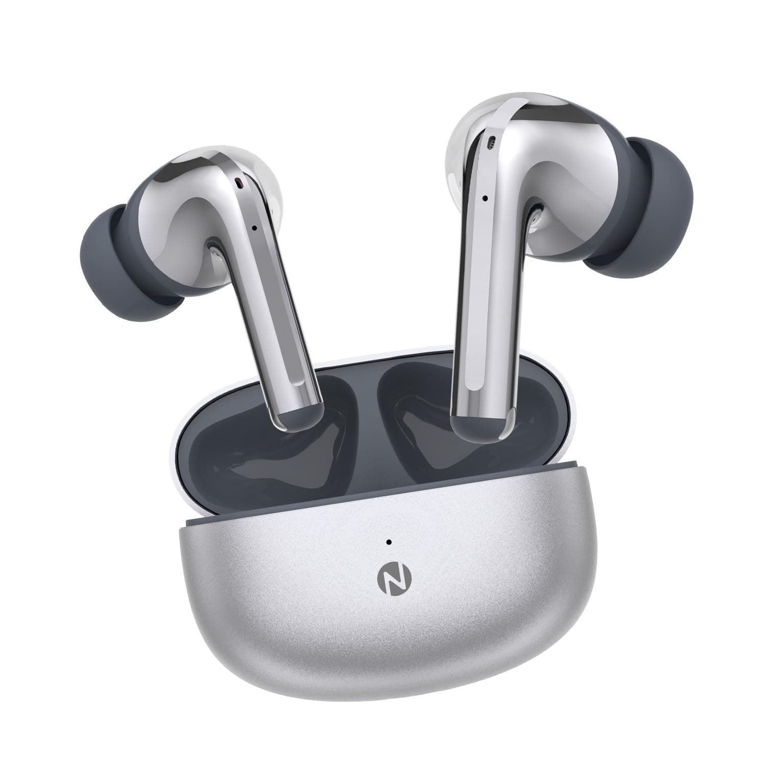 iItel T31 Pro ANC TWS Earbuds with 32dB ANC, Quad Mic, 45 Hrs Playtime, 10mm Drivers, Fast Charging, Bluetooth v5.3, and IPX5 Water Resistance (Glossy...