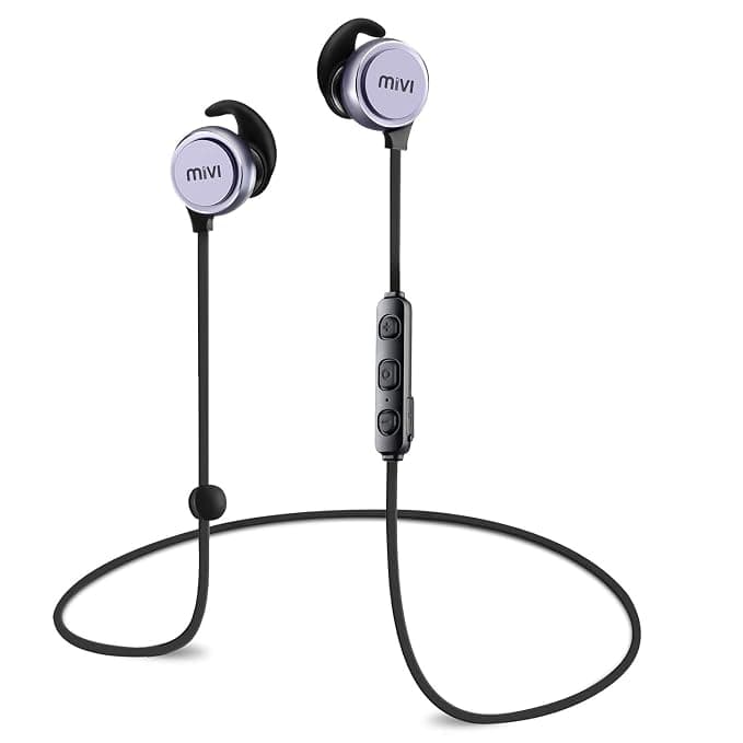 (Renewed) Mivi ThunderBeats Bluetooth Earphones Wireless with Mic, HD Sound, Powerful Bass In-Ear