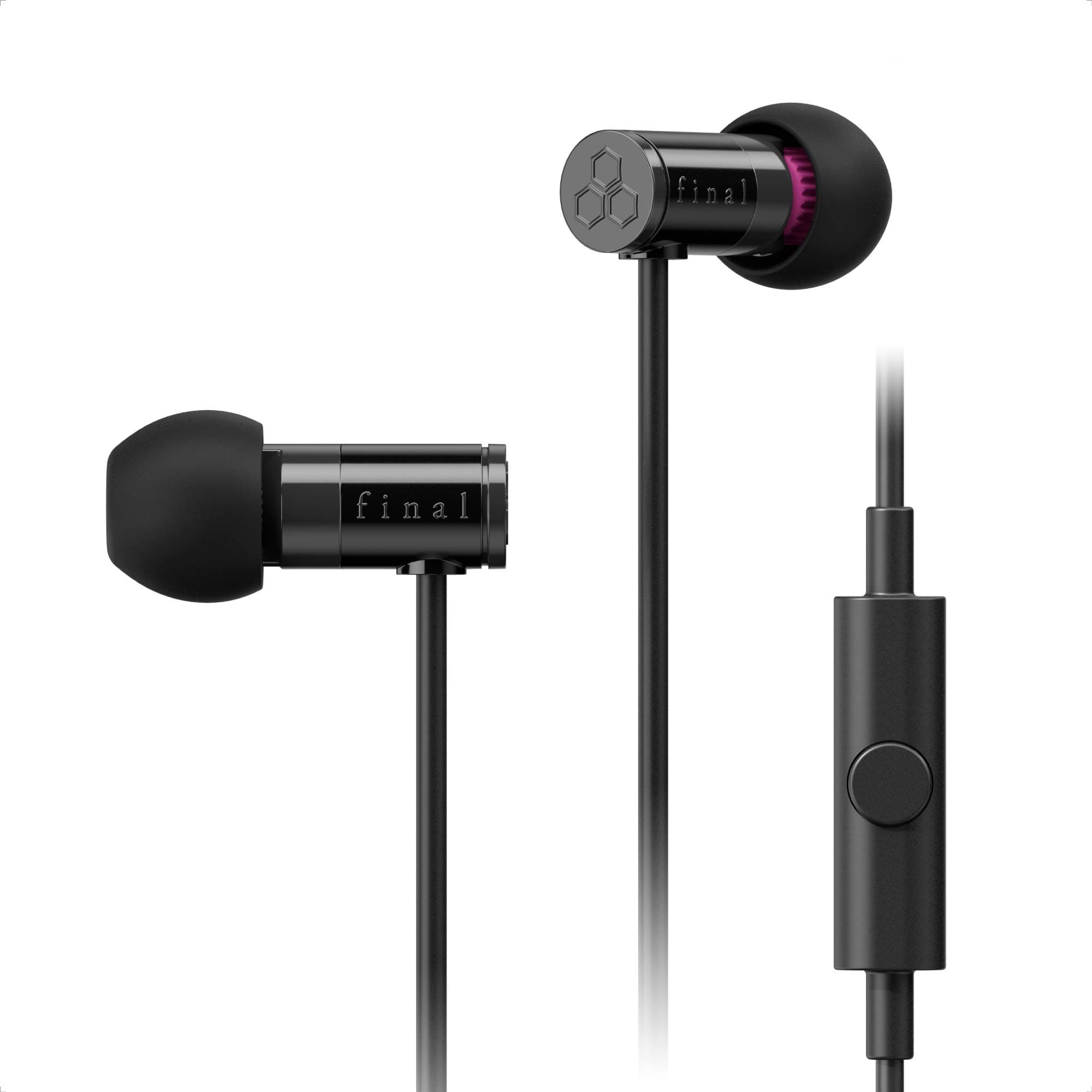 Final Audio E1000C in-Ear Monitor Dynamic Headphones with Interchangeable Ear Tips