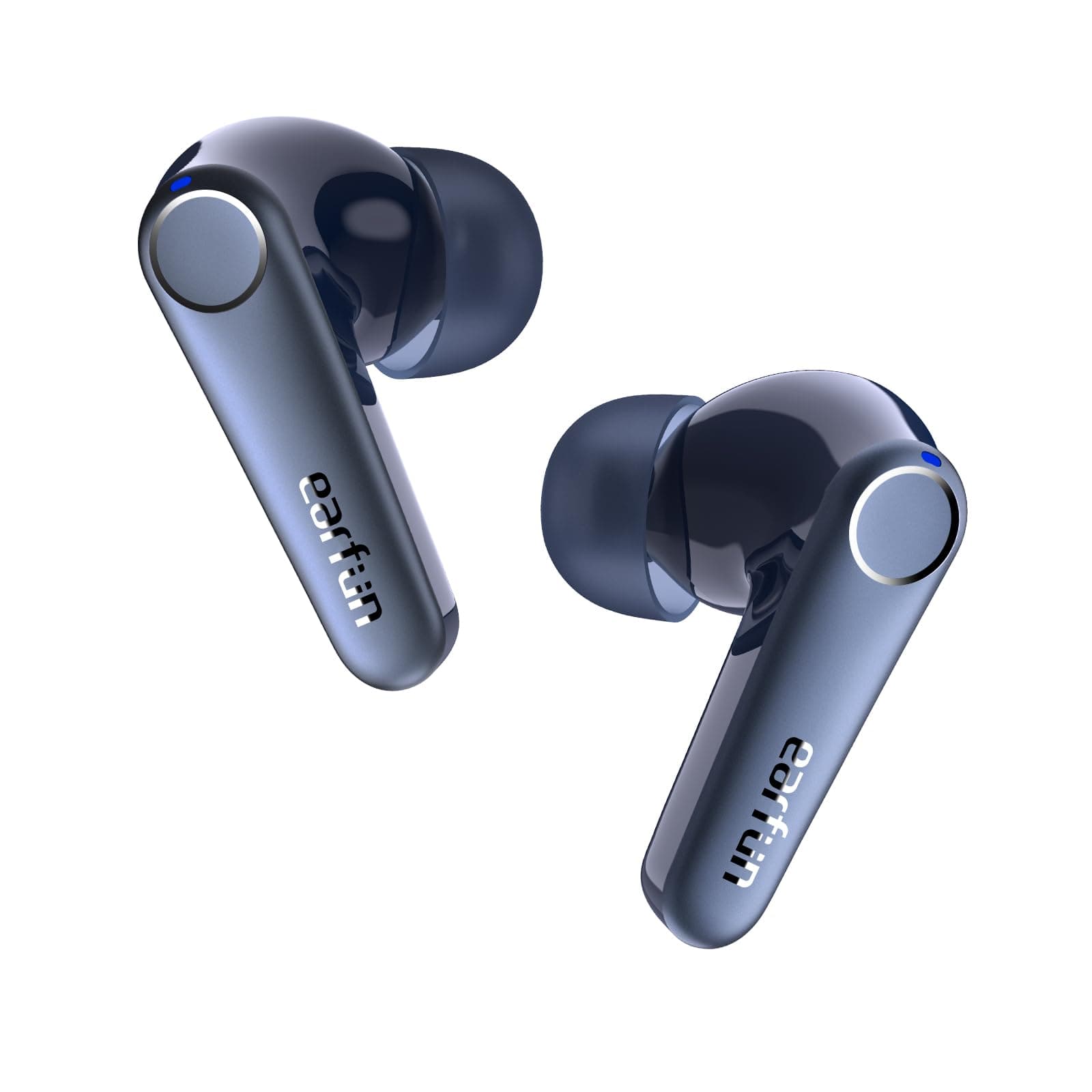 EarFun Air Pro 3 ANC Earbuds Bluetooth Wireless, Qualcomm® aptX™ Adaptive Sound, 6 Mics CVC 8.0 ENC Wireless Earbuds, Bluetooth 5.3 TWS Earbuds, Multipoint Connection (Navy Blue)