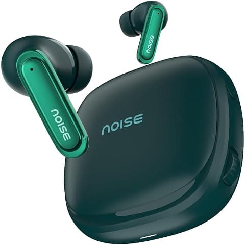 Noise Buds VS402 Gen 2 Truly Wireless Earbuds with 31dB ANC, 10mm Driver, 23H Playtime, Quad Mic ENC, Bluetooth 6.0, Dual Pairing, Volume Scroller, IPX4, Music & Video Modes - (Midnight Teal)