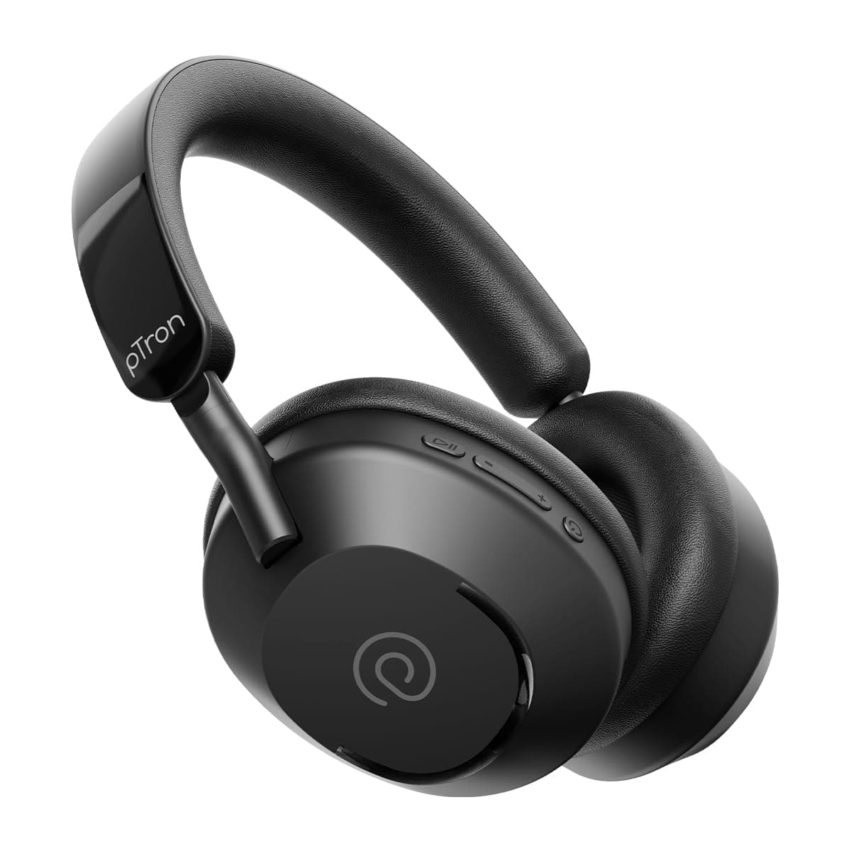 pTron Studio Ultima, 35dB ANC, 70Hrs Playtime, 40mm Driver, Pristine Sound, AI-ENC Calls, BT5.3, Over-Ear Bluetooth Headphones with Mic, Wired/Wireles...