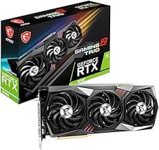 MSI GeForce RTX GDDR6X 3080 Z Trio 10G LHR 10GB 320-bit pci_e Gaming Graphic Card (912-V389-205)