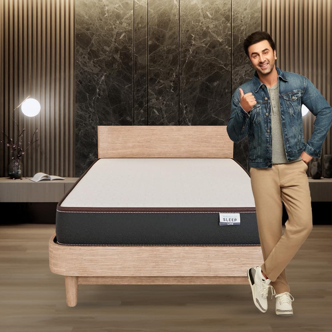 Doctor Dreams by Nilkamal Lite Dual Comfort 5 Inch Mattress, Soft and Firm Sides to Provide Plush Feel on one Side and Support on Other, Single Size S...