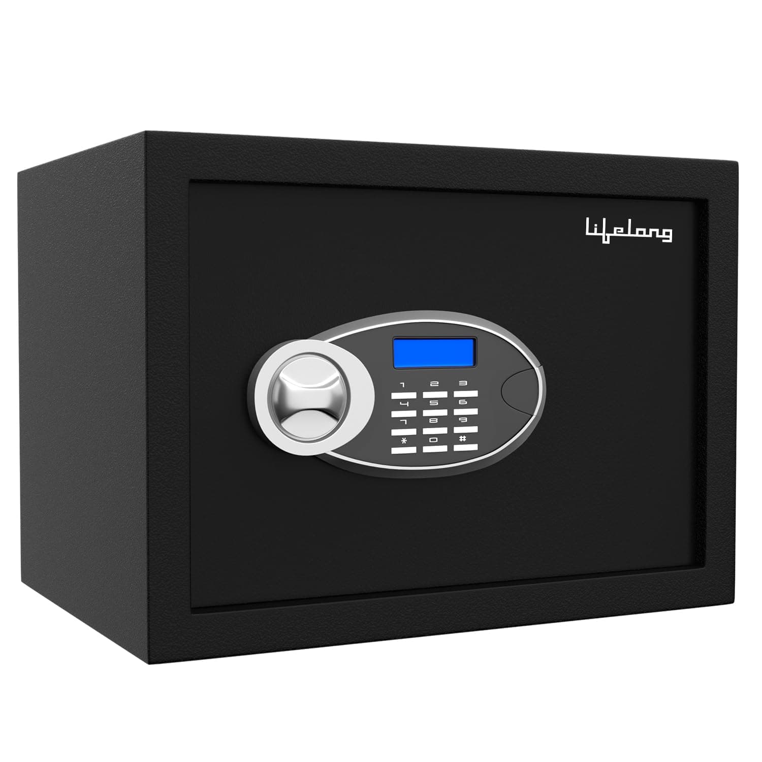 Lifelong Locker for Home & Office 34L - Digital Safe Locker for Security with 5mm Sturdy Metal Door & Anti-Theft Alarm Electronic Keypad - Safety for ...
