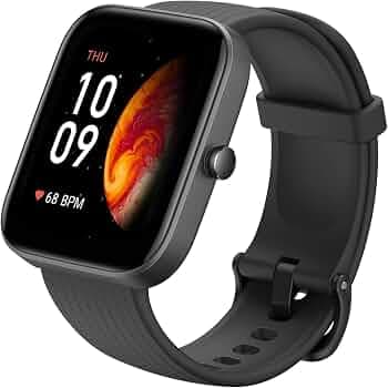 (Refurbished) Amazfit Bip 3 Pro Smart Watch with 1.69" Large Color Display,2 Weeks' Battery Life,5 ATM Water-Resistance,60 Sports Modes, High-Precisio...