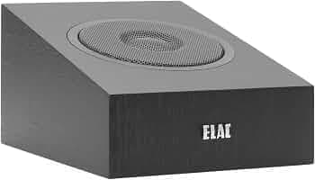 Elac Debut A4.2 2.0 Channel Satellite Surround Sound Speaker with Dolby Atmos (Black)