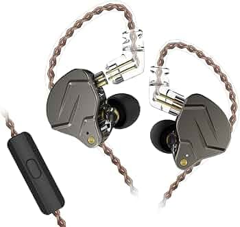 CCA Kz Zsn Pro Dual Drivers 1Ba 1Dd In Ear Earphones Hifi Power Bass Earbuds Headphones High Clarity Sound Wired Earphones With Detachable Cable For A...