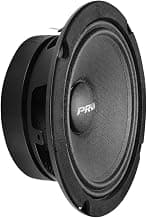 Prv Audio 6Mr200A-4 6" Midrange Speakers - 4 Ohms Mid Range Speaker 100 Watts Rms Power, 200 Watts Continuous Power Alto S...