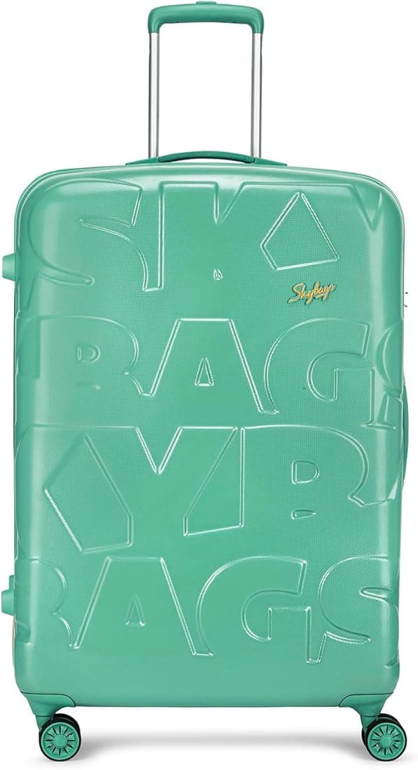 Skybags Polycarbonate (Pc) Graphiq Check-in 75 Cm(Large) 8 Wheels Trolley Bags for Travel Hard Case Spinner Luggage, Lightweight Bag with TSA Lock & S...