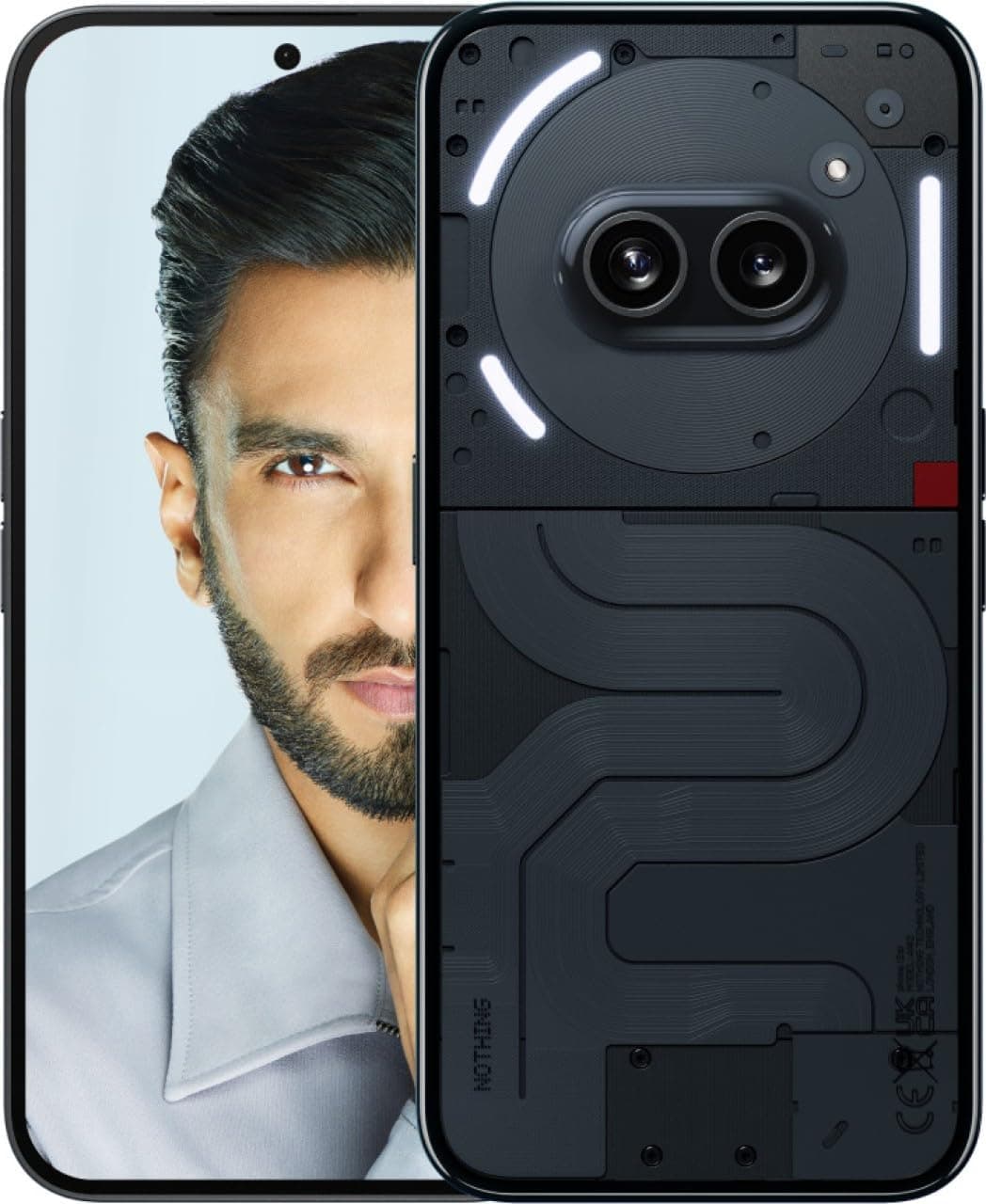 Nothing Phone (2a) 5G (Black, 8GB RAM, 128GB Storage) | 6.7" Flexible AMOLED Display | 50MP (OIS) + 50MP | 32MP Front Camera | Custom Mediatek Dimensi...