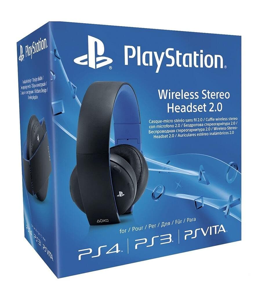 Sony Wireless Headset 2.0 for PS4/PS3/PS Vita (Black) Headsets