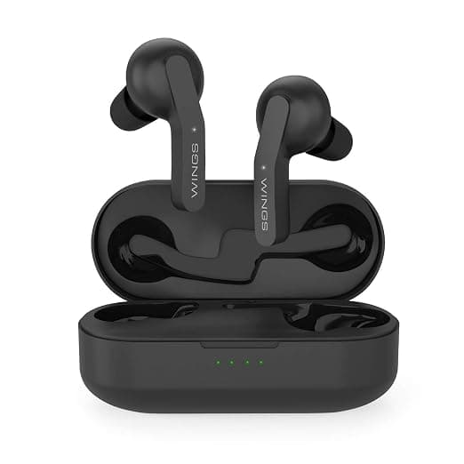 Wings Troopers in Ear True Wireless Bluetooth Earbuds with Mic (TWS) - (Black) In-Ear