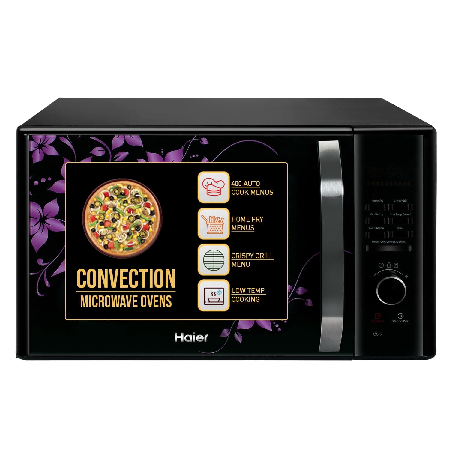 Haier 30 L Convection Microwave Oven (HIL3001CBSH, HAL2WBlack)