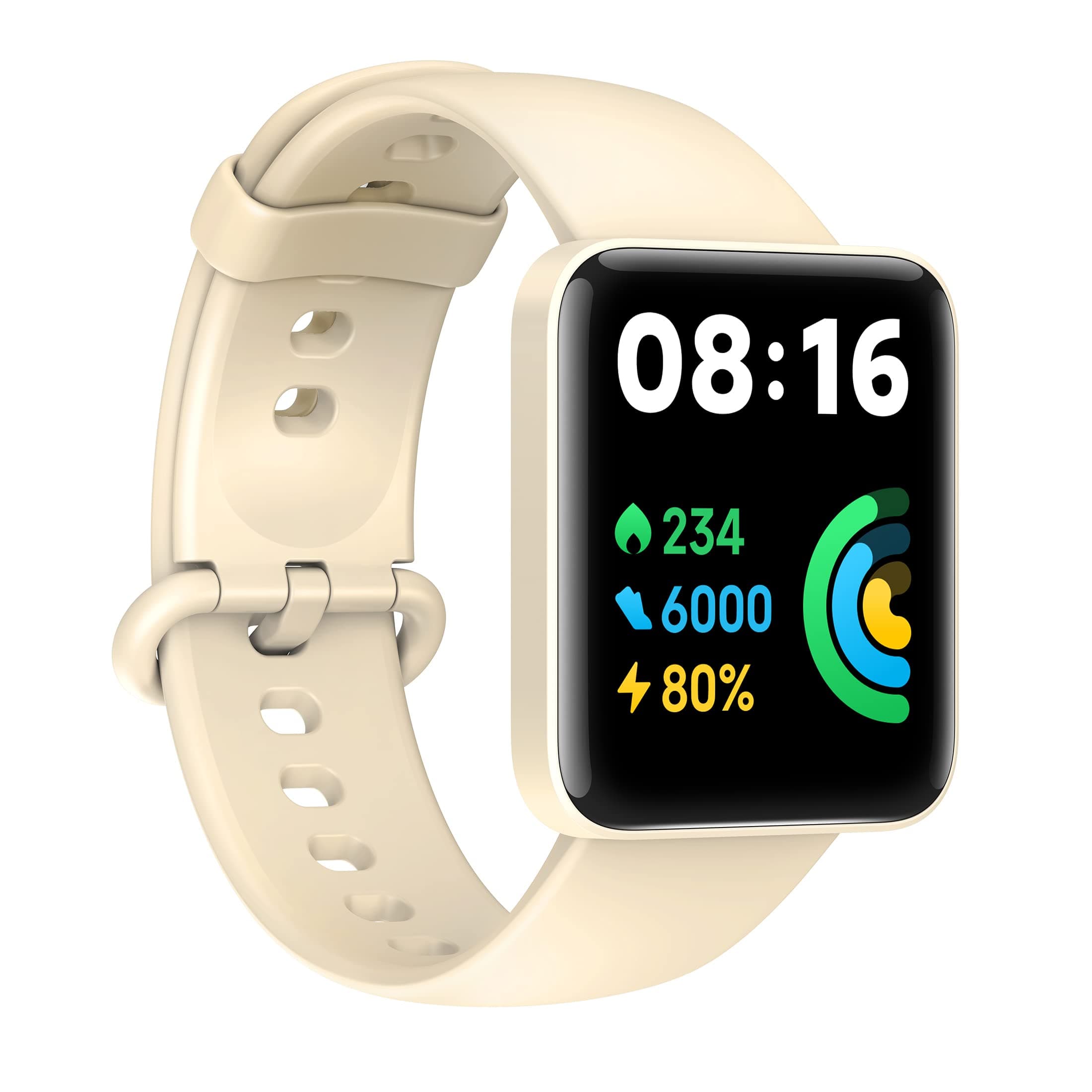 Redmi Watch 2 Lite - 3.94 cm Large HD Edge Display, Multi-System Standalone GPS, Continuous SpO2, Stress & Sleep Monitoring, 24x7 HR, 5ATM, 120+ Watch