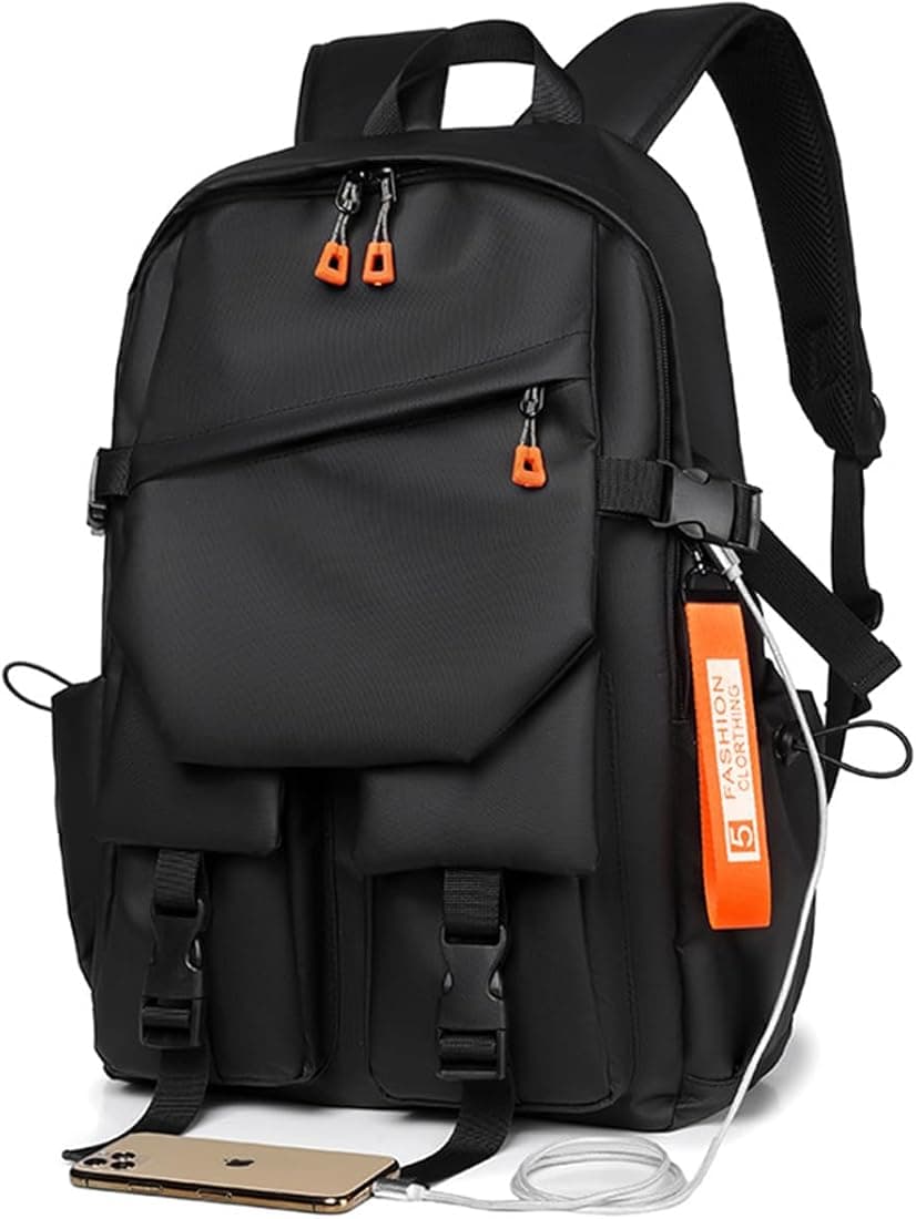 Preptep Backpack for men and boy Casual Aesthetic Backpack for Teens Girls Middle School Bookbag Travel Students Back Pack Daypack for school