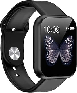 M i Smart Watch - D20 Plus Wireless Water Resistant Sports Smart Watch/Fitness Band with Heart Rate Sensor & Activity Tracker Band Compatible with All