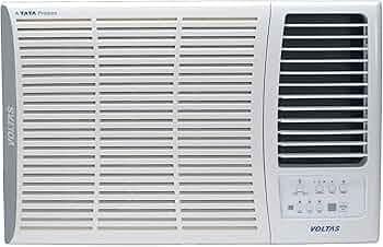 Voltas 1.5 Ton 3 Star, Adjustable Inverter Window AC (Copper, 183V VERTIS ELITE, 2023 Model, 2-in-1 Adjustable Mode, White)