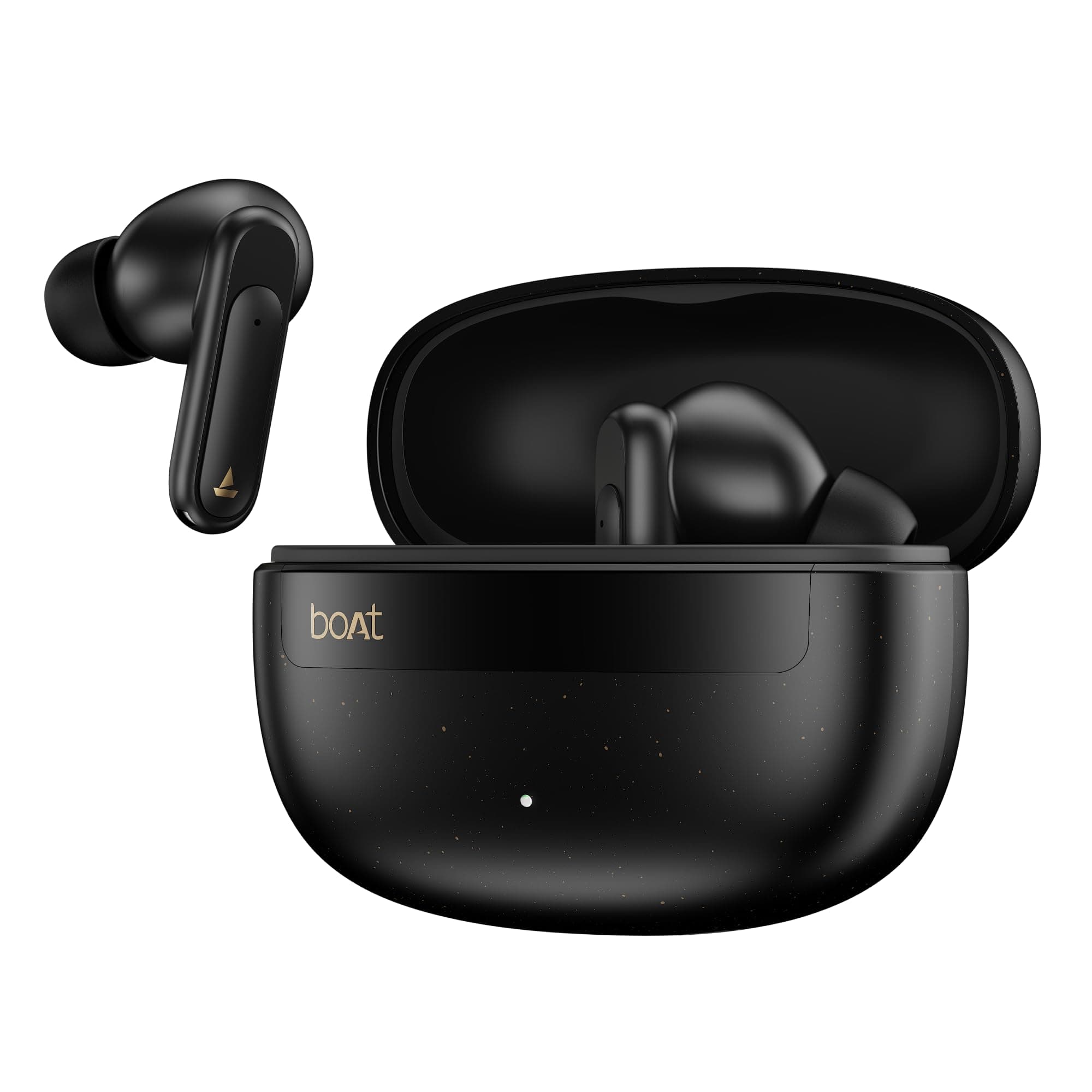 Boat Airdopes Plus 222 with Immersive Spatial Audio, 60H Battery, 13mm Drivers, App Support, Multi Connect, Beast Mode, Voice Assistant TWS Earbuds wi...