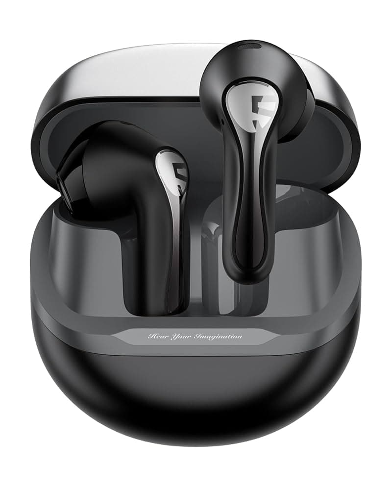 SoundPEATS Air5 Wireless Earbuds with aptx Adaptive Lossless and QCC3091, Bluetooth V5.4 Earphones with 6 Mics, Total 30 Hrs, App Control