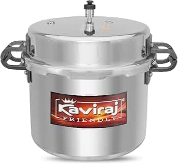 kaviraj Aluminium 25 Ltrs. Pressure Cooker Bawarchi (K3422BC)