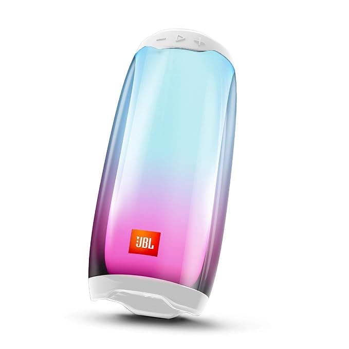 JBL Pulse 4, Wireless Portable Bluetooth Speaker with Customizable Ambient Lightshow, JBL Signature Sound with Bass Radiator, JBL PartyBoost, IPX7 Wat