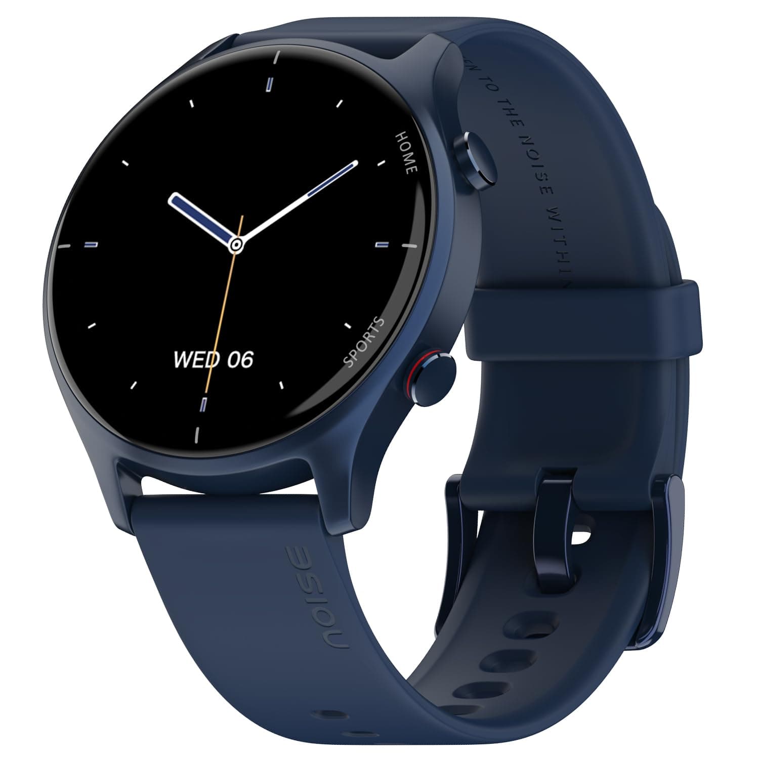 NoiseFit Twist Round Dial Smart Watch with Bluetooth Calling, 1.38" TFT Display, Up-to 7 Days Battery, 100+ Watch Faces, IP68, Heart Rate Monitor, Sleep Tracking (Space Blue)